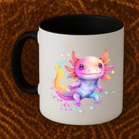 Axolotl Animal Pop Art Cute Axolotl Lover 2 Mug