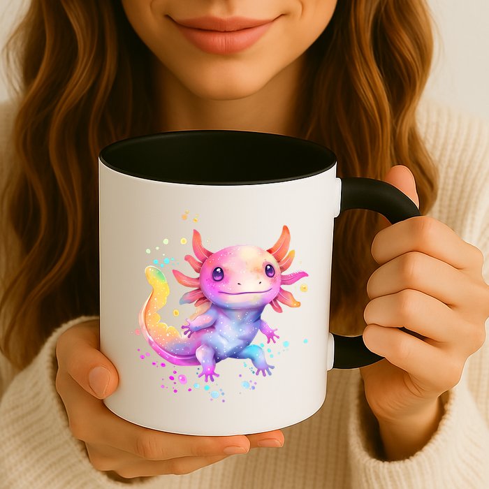 Axolotl Animal Pop Art Cute Axolotl Lover 2 Mug