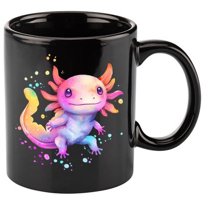 Axolotl Animal Pop Art Cute Axolotl Lover 2 11oz C Handle Ceramic Mug
