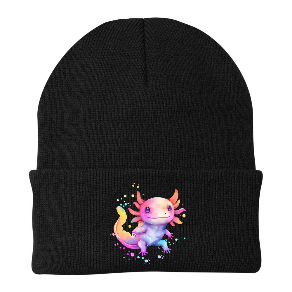 Axolotl Animal Pop Art Cute Axolotl Lover 2 Beanie