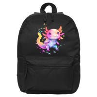 Axolotl Animal Pop Art Cute Axolotl Lover 2 16 in Basic Backpack