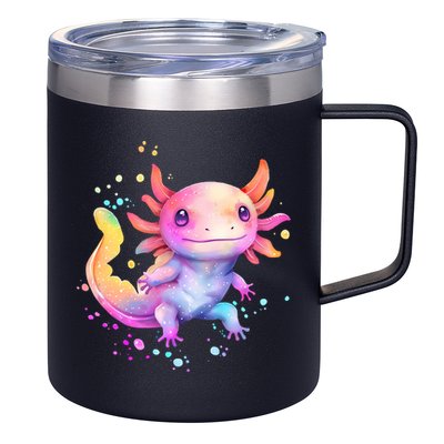 Axolotl Animal Pop Art Cute Axolotl Lover 2 12oz Stainless Steel Coffee Mug