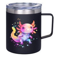 Axolotl Animal Pop Art Cute Axolotl Lover 2 12oz Stainless Steel Coffee Mug