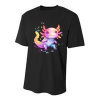 Axolotl Animal Pop Art Cute Axolotl Lover 2 Youth Performance Sprint T-Shirt