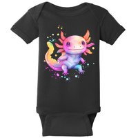 Axolotl Animal Pop Art Cute Axolotl Lover 2 Baby Bodysuit
