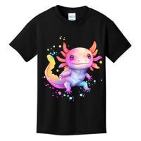 Axolotl Animal Pop Art Cute Axolotl Lover 2 Kids T-Shirt