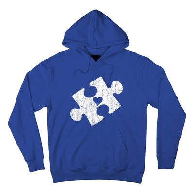 Autism Awareness Puzzle Piece Heart Autistic Hoodie