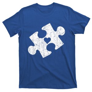 Autism Awareness Puzzle Piece Heart Autistic T-Shirt