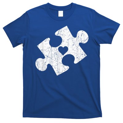 Autism Awareness Puzzle Piece Heart Autistic T-Shirt