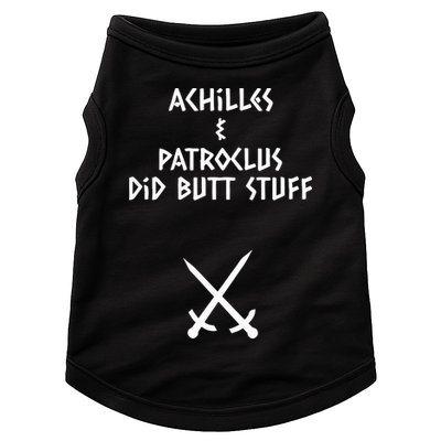 Achilles And Patroclus Did Butt Stuff Doggie Tank