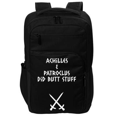Achilles And Patroclus Did Butt Stuff Impact Tech Backpack