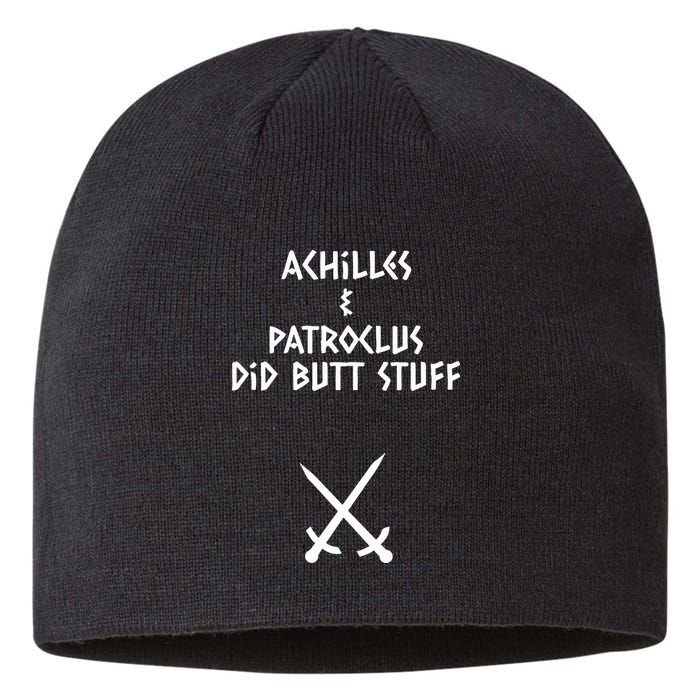 Achilles And Patroclus Did Butt Stuff Sustainable Beanie