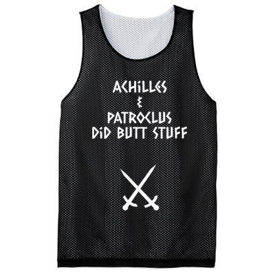 Achilles And Patroclus Did Butt Stuff Mesh Reversible Basketball Jersey Tank