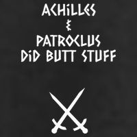 Achilles And Patroclus Did Butt Stuff Large Microfiber Waffle Golf Towel