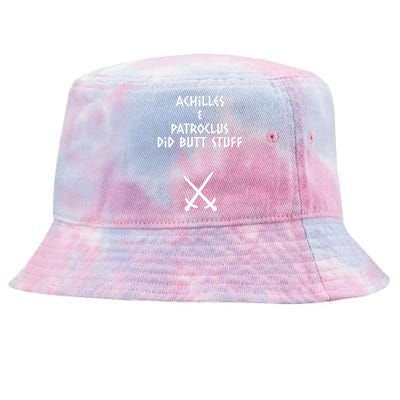 Achilles And Patroclus Did Butt Stuff Tie-Dyed Bucket Hat