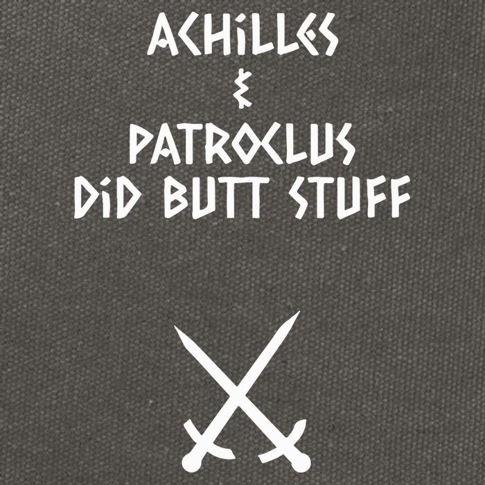 Achilles And Patroclus Did Butt Stuff Cotton Canvas Backpack