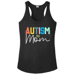 Autism Awareness Proud Autism Mom Cute Gift Ladies PosiCharge Competitor Racerback Tank