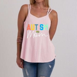 Autism Awareness Proud Autism Mom Cute Gift Women's Strappy Tank