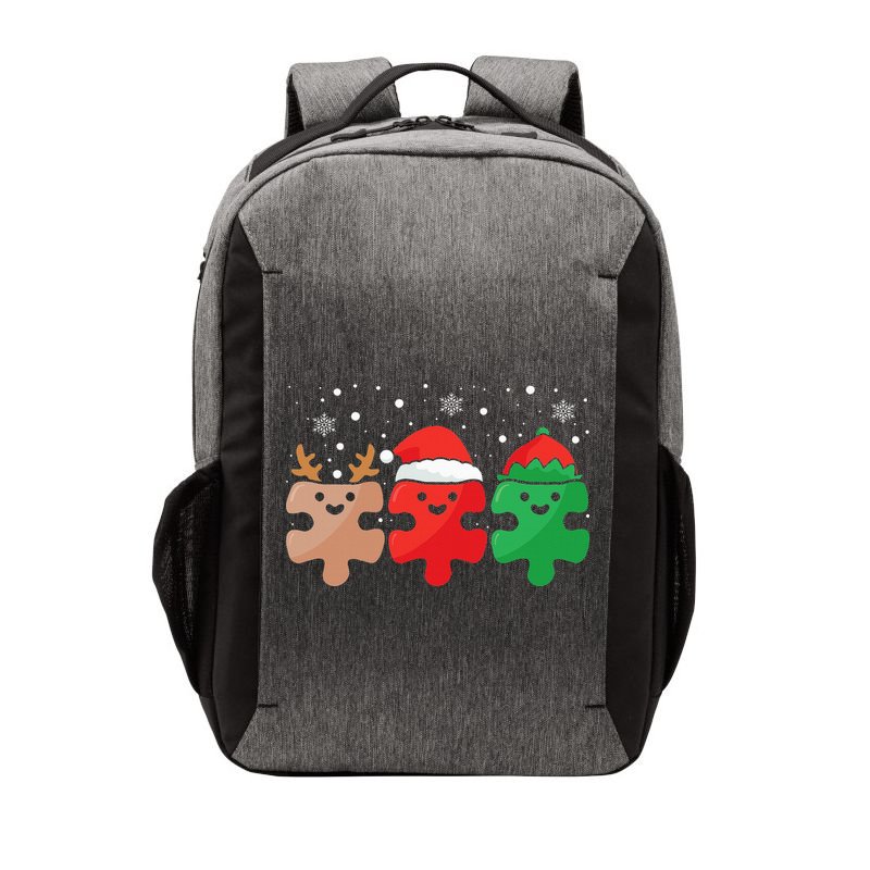Autism Awareness Puzzle Christmas Autistic Xmas Pajama Vector Backpack