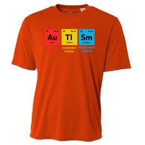 Autism Awareness Periodic Table Elet Asd Support Autistic Gift Cooling Performance Crew T-Shirt