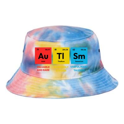 Autism Awareness Periodic Table Elet Asd Support Autistic Gift Tie Dye Newport Bucket Hat