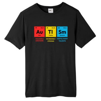 Autism Awareness Periodic Table Elet Asd Support Autistic Gift Tall Fusion ChromaSoft Performance T-Shirt