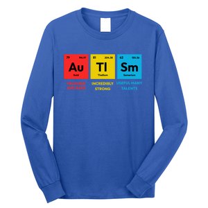 Autism Awareness Periodic Table Elet Asd Support Autistic Gift Long Sleeve Shirt