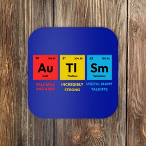 Autism Awareness Periodic Table Elet Asd Support Autistic Gift Coaster