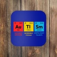 Autism Awareness Periodic Table Elet Asd Support Autistic Gift Coaster