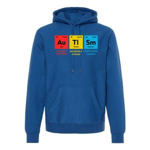 Autism Awareness Periodic Table Elet Asd Support Autistic Gift Premium Hoodie