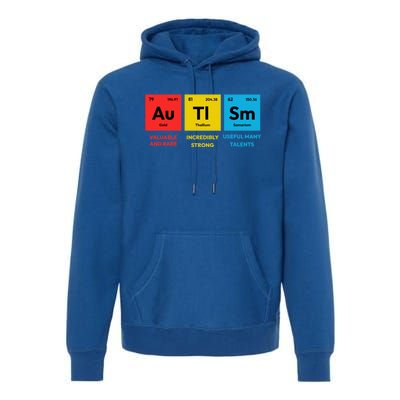 Autism Awareness Periodic Table Elet Asd Support Autistic Gift Premium Hoodie