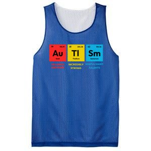 Autism Awareness Periodic Table Elet Asd Support Autistic Gift Mesh Reversible Basketball Jersey Tank