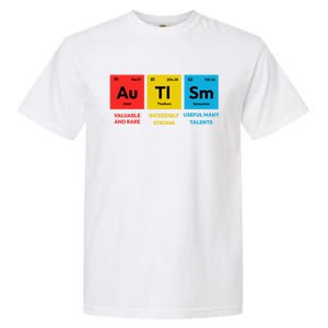 Autism Awareness Periodic Table Elet Asd Support Autistic Gift Garment-Dyed Heavyweight T-Shirt