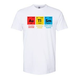 Autism Awareness Periodic Table Elet Asd Support Autistic Gift Softstyle CVC T-Shirt