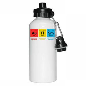 Autism Awareness Periodic Table Elet Asd Support Autistic Gift Aluminum Water Bottle