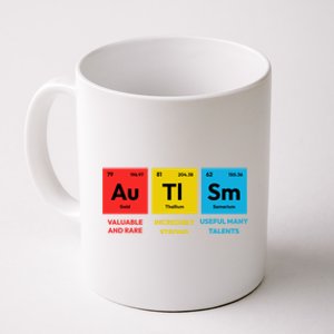 Autism Awareness Periodic Table Elet Asd Support Autistic Gift Coffee Mug