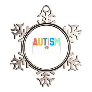 Autism Awareness Proud Autism Mom Funny Gift Metallic Star Ornament