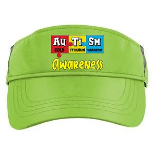 Autism Awareness Puzzle Chemical Elet Periodic Table Cool Gift Adult Drive Performance Visor