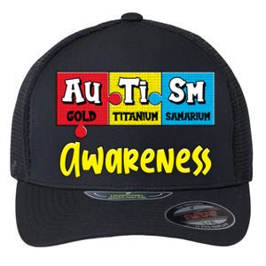 Autism Awareness Puzzle Chemical Elet Periodic Table Cool Gift Flexfit Unipanel Trucker Cap