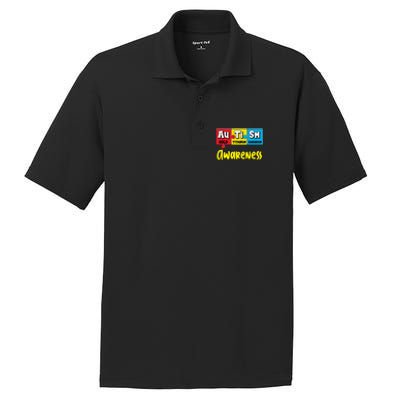 Autism Awareness Puzzle Chemical Elet Periodic Table Cool Gift PosiCharge RacerMesh Polo