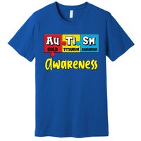 Autism Awareness Puzzle Chemical Elet Periodic Table Cool Gift Premium T-Shirt