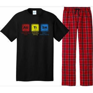 Autism Awareness Puzzle Chemical Elets Cool Gift Pajama Set