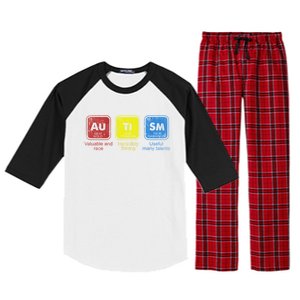 Autism Awareness Puzzle Chemical Elets Cool Gift Raglan Sleeve Pajama Set