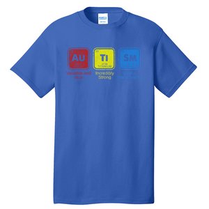 Autism Awareness Puzzle Chemical Elets Cool Gift Tall T-Shirt