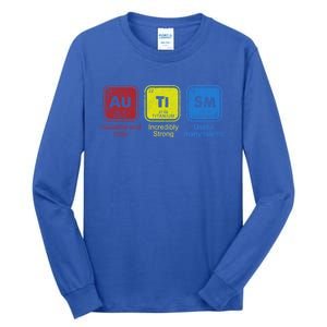 Autism Awareness Puzzle Chemical Elets Cool Gift Tall Long Sleeve T-Shirt