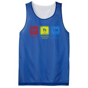 Autism Awareness Puzzle Chemical Elets Cool Gift Mesh Reversible Basketball Jersey Tank