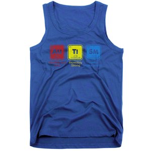 Autism Awareness Puzzle Chemical Elets Cool Gift Tank Top