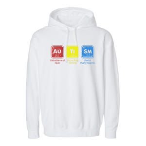 Autism Awareness Puzzle Chemical Elets Cool Gift Garment-Dyed Fleece Hoodie