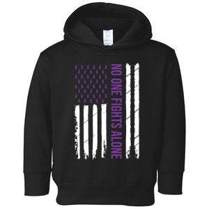 Alzheimers Awareness Purple Ribbon Dementia Mom Dad Grandpa Toddler Hoodie