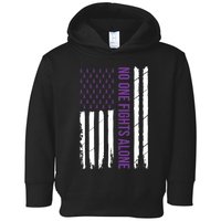 Alzheimers Awareness Purple Ribbon Dementia Mom Dad Grandpa Toddler Hoodie